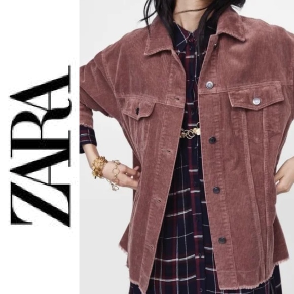 Zara Jackets & Blazers - ZARA Oversized corduroy shacket | Small